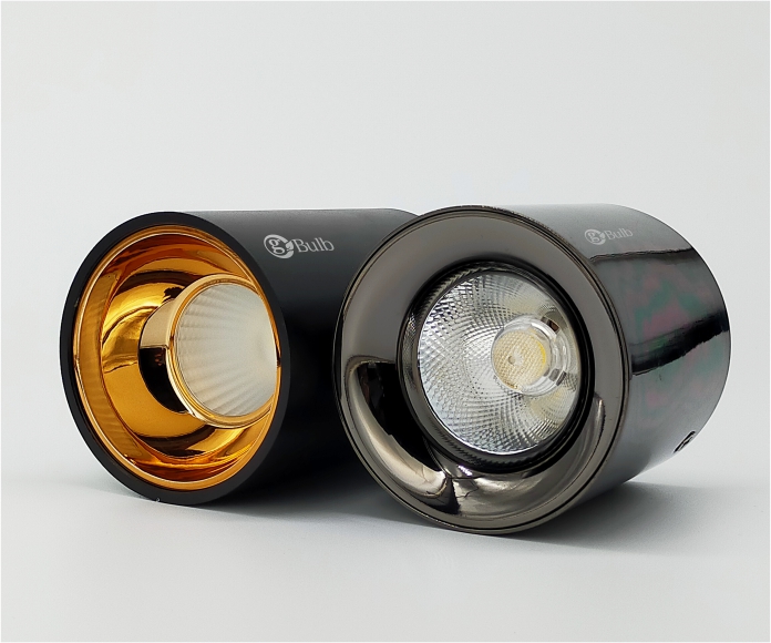 15W LED CHROME CYLINDER